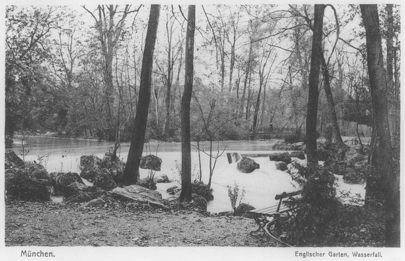 Der Wasserfall, Postkarte, 1913