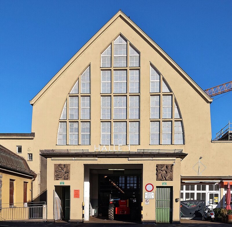 Die Halle 1 der Großmarkthalle