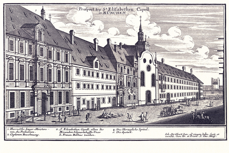 Herzog-Spital, Stridbeck, rund 1697