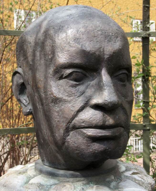 Martin Mayer: Büste von Bernhard Borst in der Borstei, 2023