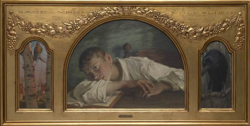 Paul Hoecker, Sage und Volkslied, vor 1907, Leinwand