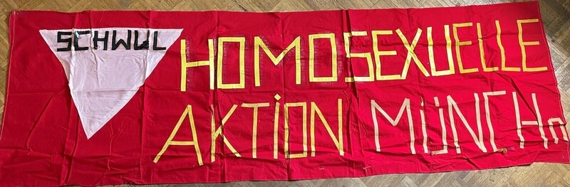 Banner der Homosexuellen Aktion München