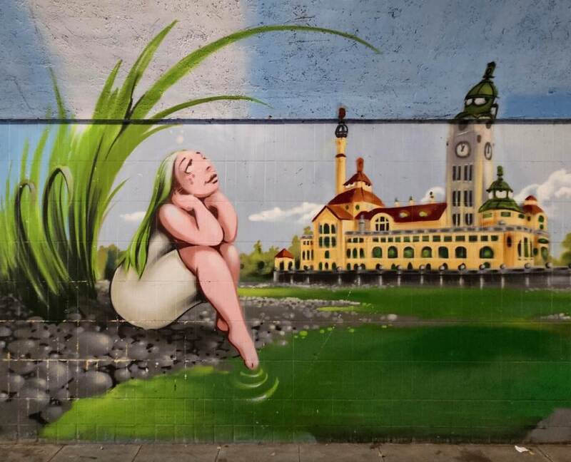 Flin, Loomit: Streetart unter der Ludwigsbrücke, 2023